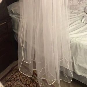 Satin Lining Wedding Veil